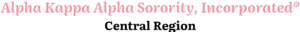 Alpha Kappa Alpha Central Region-Logo