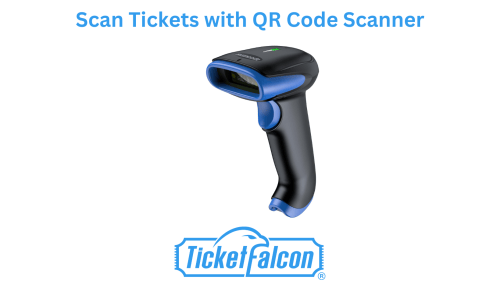 Announcing QR Code Scanner Device Ticket Falcon
