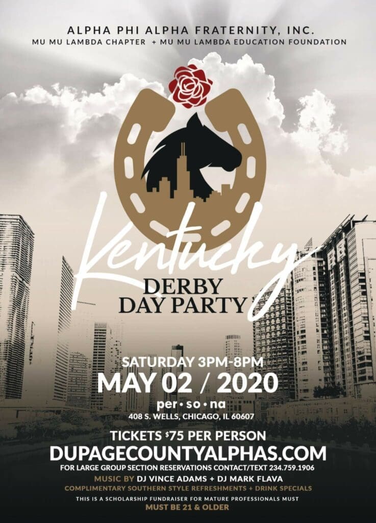 Alpha Phi Alpha Chicago 2020 Kentucky Derby Day Party