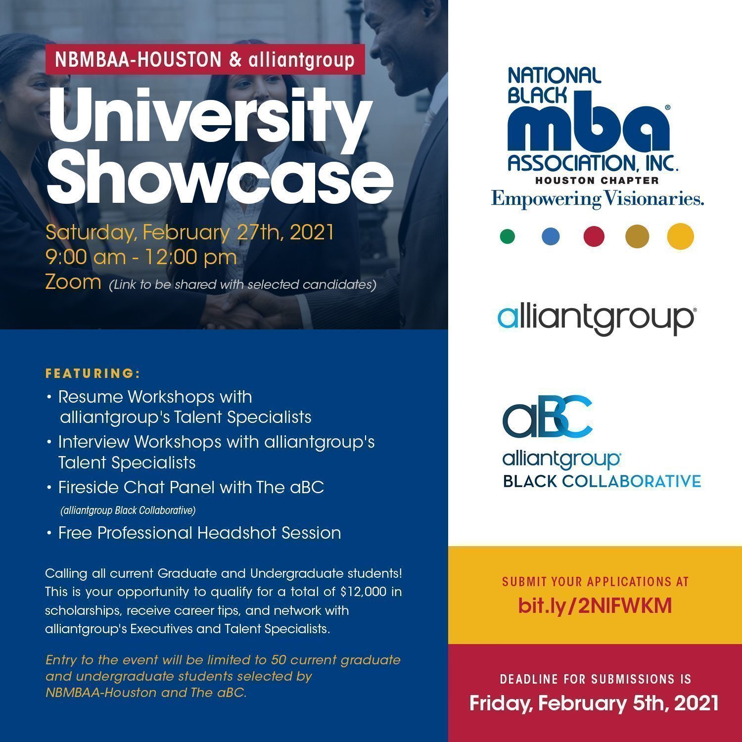 NBMBAAHouston & alliantgroup University Showcase Tickets Powered by