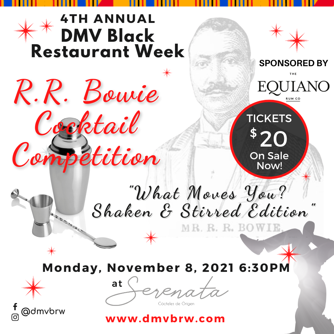 2021 DMV Black Restaurant Week Cocktail Competition Tickets Powered