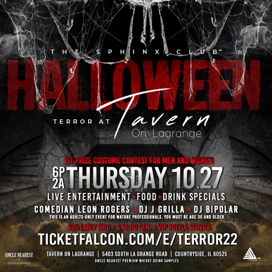 Halloween Terror At Tavern On Lagrange Tickets Powered by Ticket Falcon®