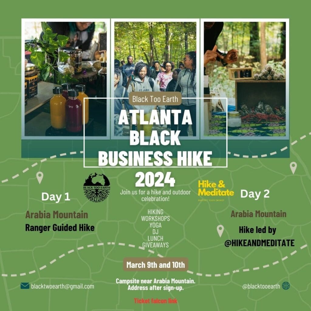 Atlanta Black Businesses Hike March 10th Tickets Powered by Ticket