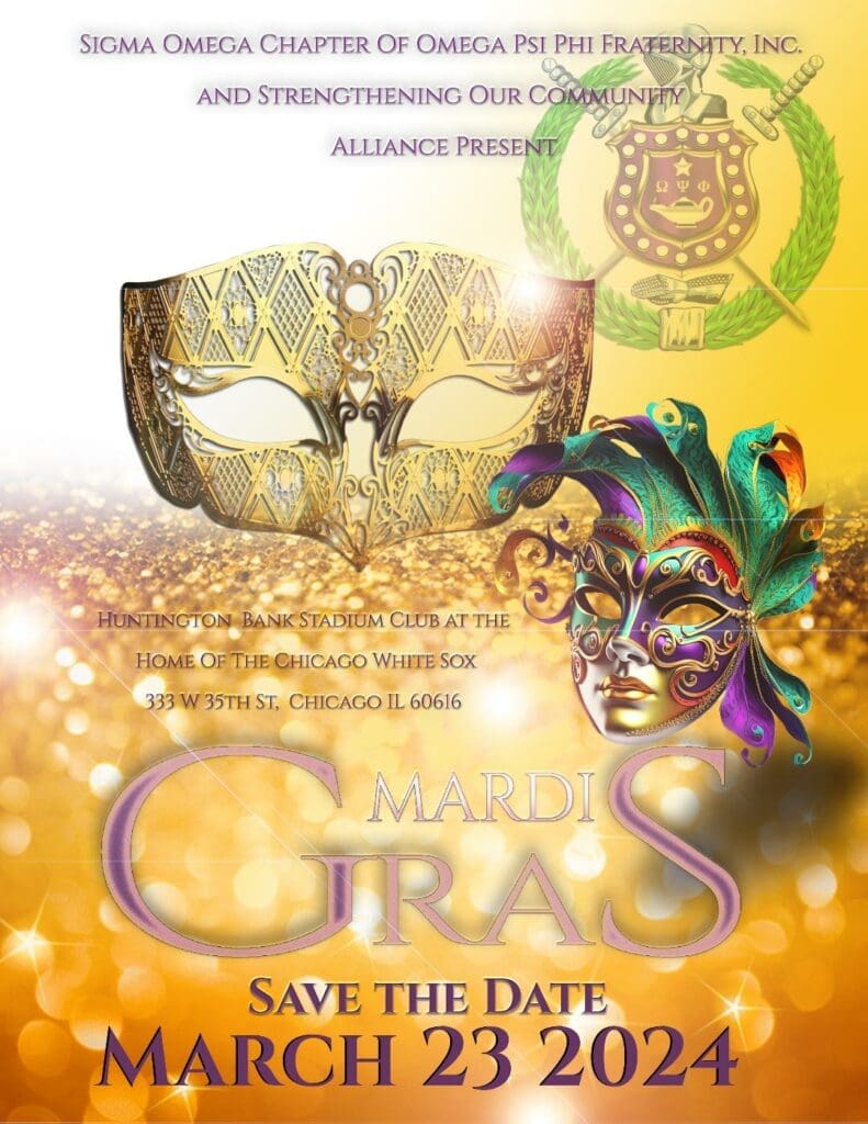 Omega Mardi Gras 2024 SOC Alliance in Partnership with Sigma Omega