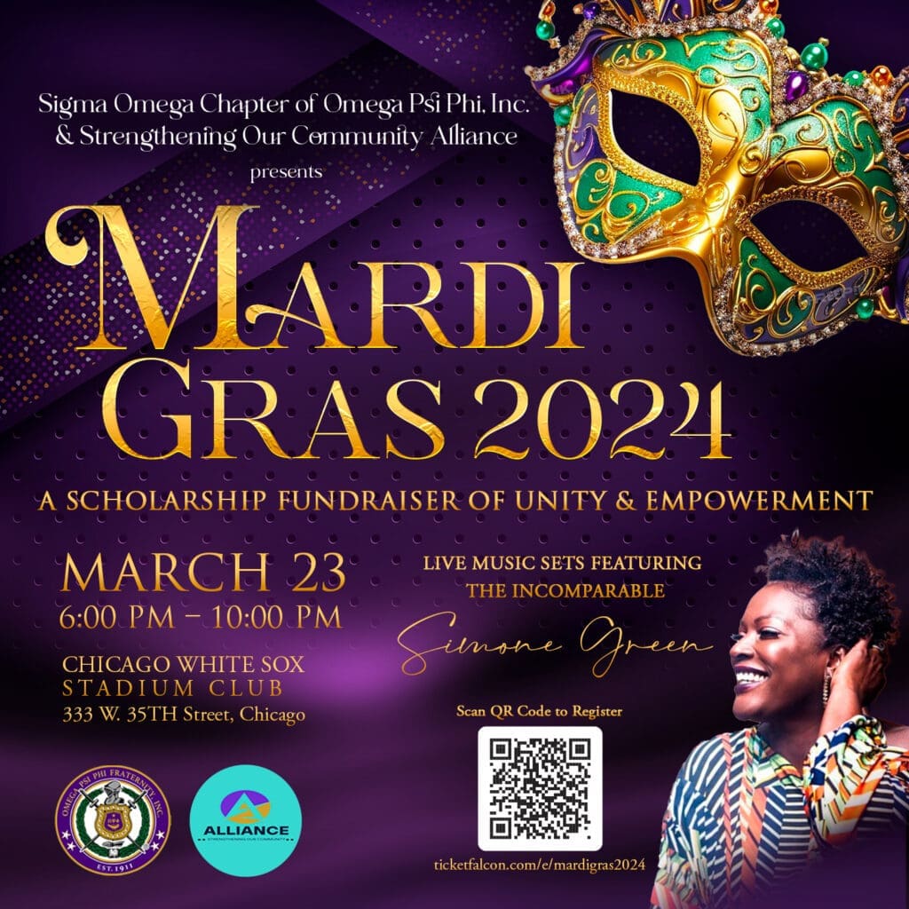 Omega Mardi Gras 2024 SOC Alliance in Partnership with Sigma Omega