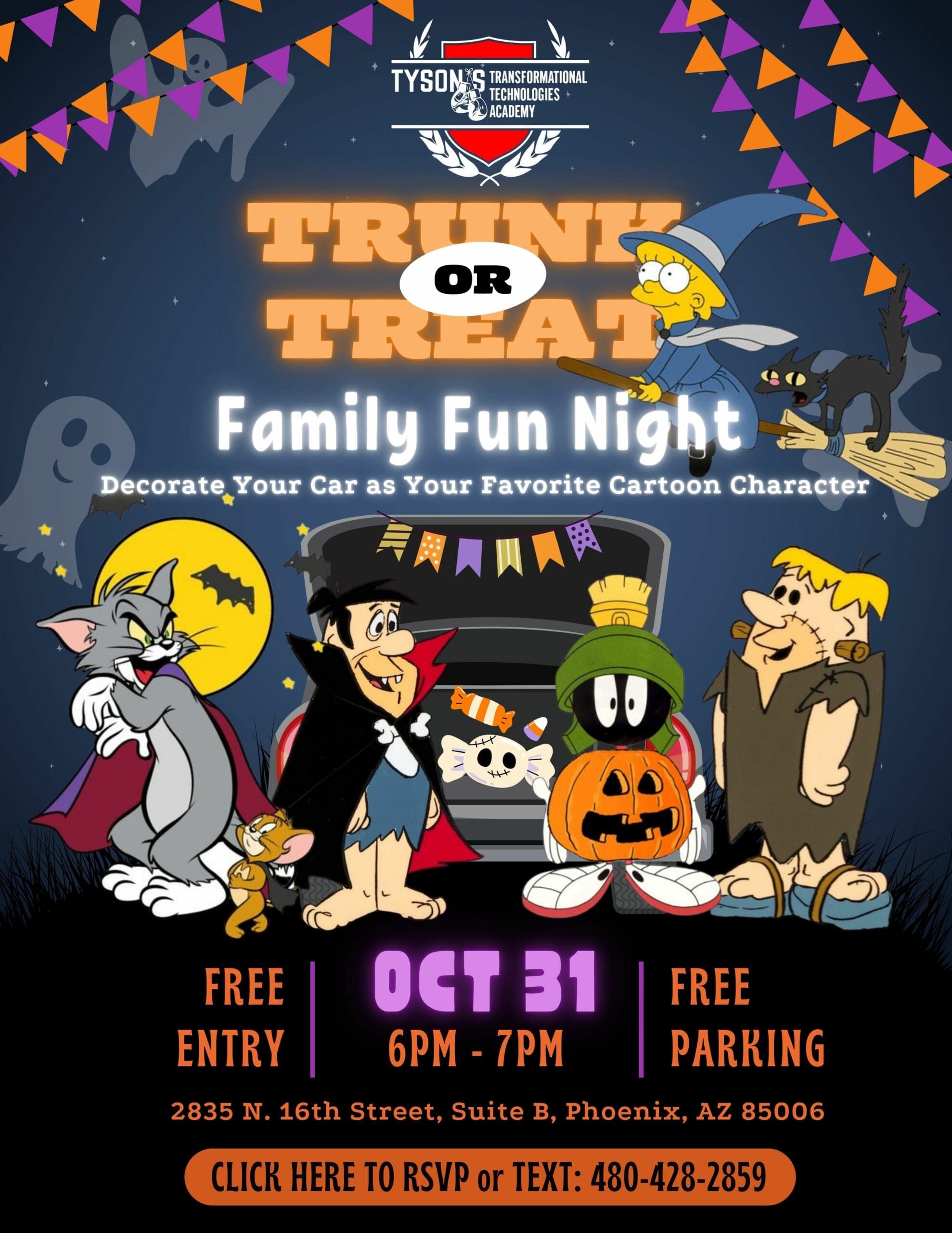 TYSON TTA TRUNK OR TREAT FAMILY NIGHT Tickets Powered by Ticket Falcon®