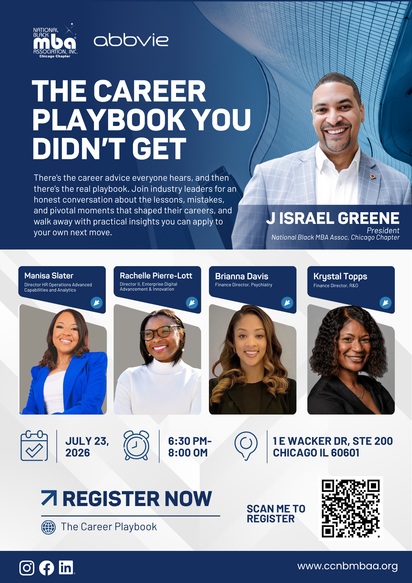 The Career Playbook You Didn't Get event flyer